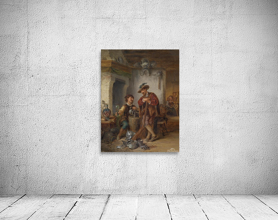 Zechende Soldaten by Eduard Ender [1822–1883] Wall Preview