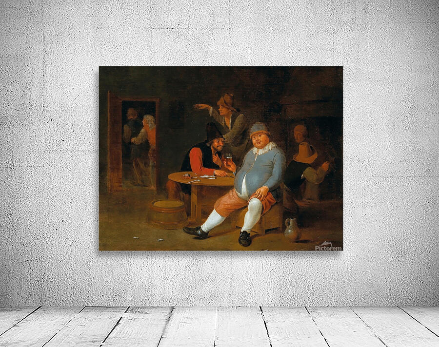 A Tavern Interior With Peasants by Pieter Harmensz. Verelst [1618–1668] Wall Preview