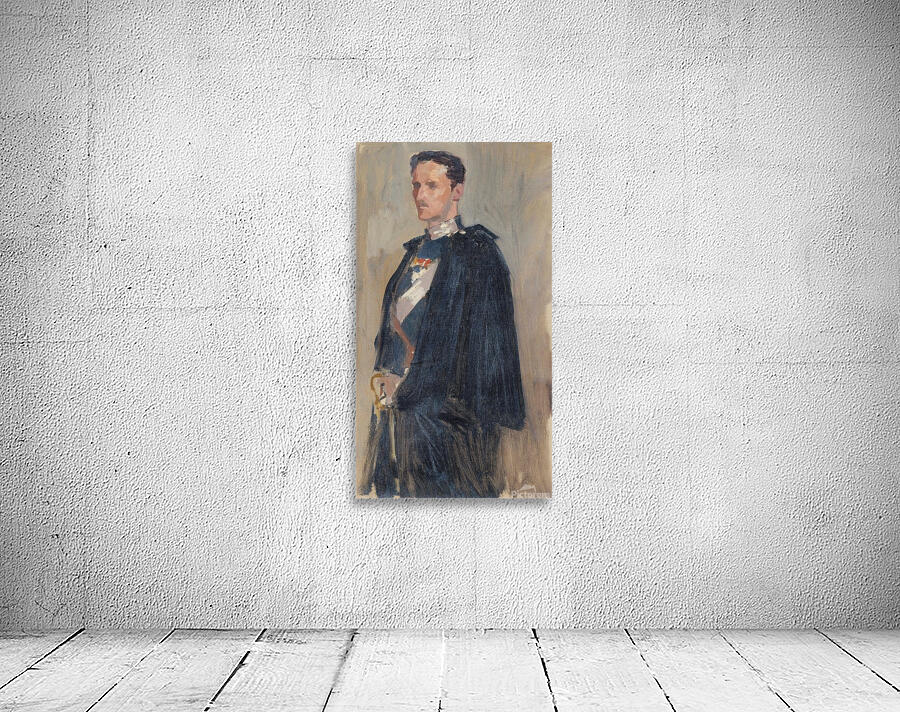 Skecth for the Portrait of Prince Carl [1890–1895] by Albert Edelfelt [1854–1905] Wall Preview