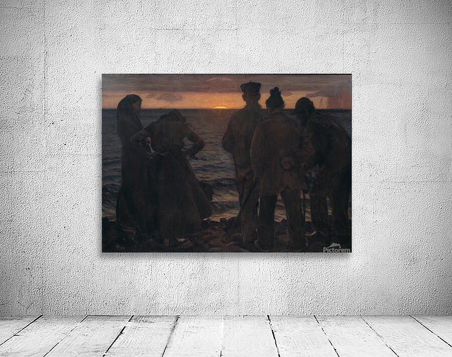 The Old People by the Beach [1903] by Richard Bergh [1858–1919] Wall Preview