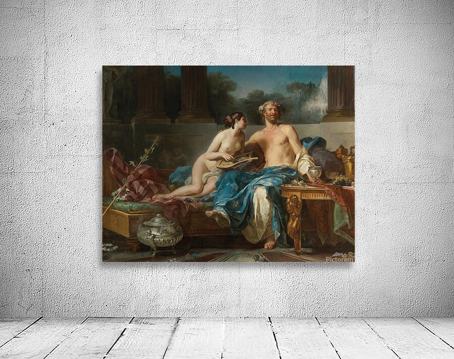 The Pleasures Of Anacreon by Jean Bernard Restout [1732–1797] Wall Preview