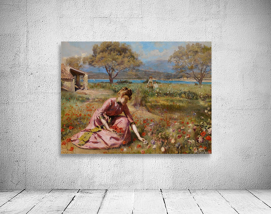 The First Spring [1890] by Julius Leblanc Stewart [1855–1919] Wall Preview