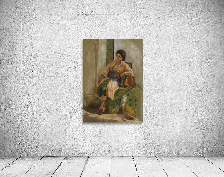 Jeune Fille À L’éventail by Frederick Arthur Bridgman [1847–1928] Wall Preview