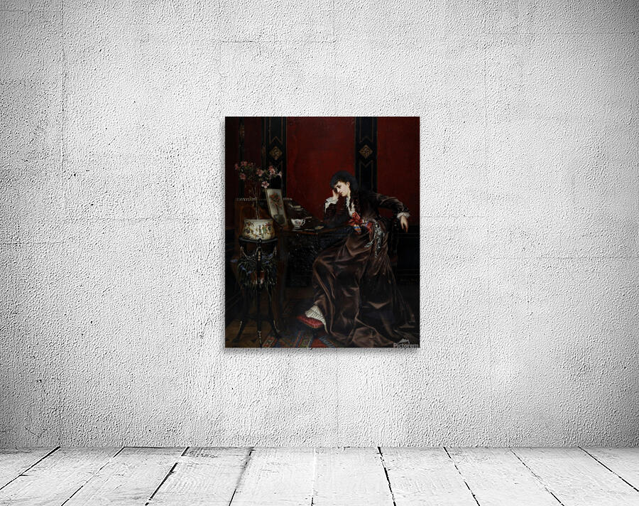 The Pleasures Of Art [1871] by Sarah Sophia Beale [1837–1920] Wall Preview