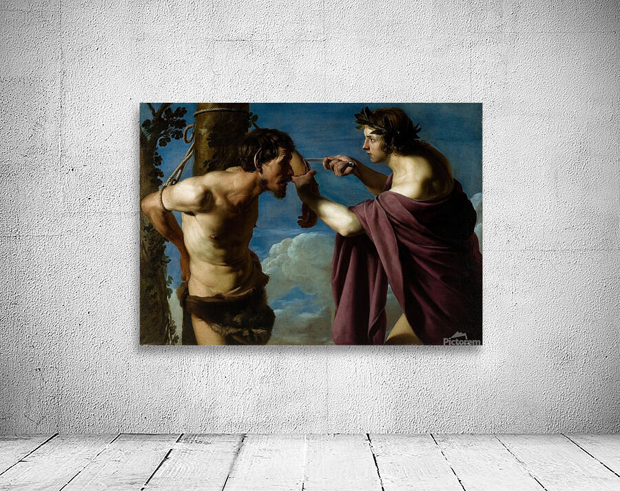 Apollo and Marsyas [1616–20] by Bartolomeo Manfredi [ca. 1580–ca. 1620] Wall Preview