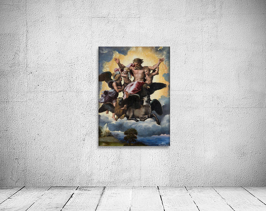 Ezekiel’s Vision [1517–1518] by Raphael [1483–1520] Wall Preview