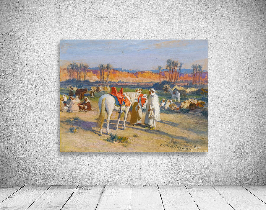 Halt In The Desert [1922] by Frederick Arthur Bridgman [1847–1928] Wall Preview