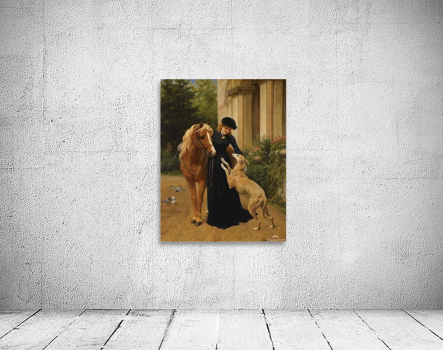 Welcome Home by George Augustus Holmes [1822–1911] Wall Preview