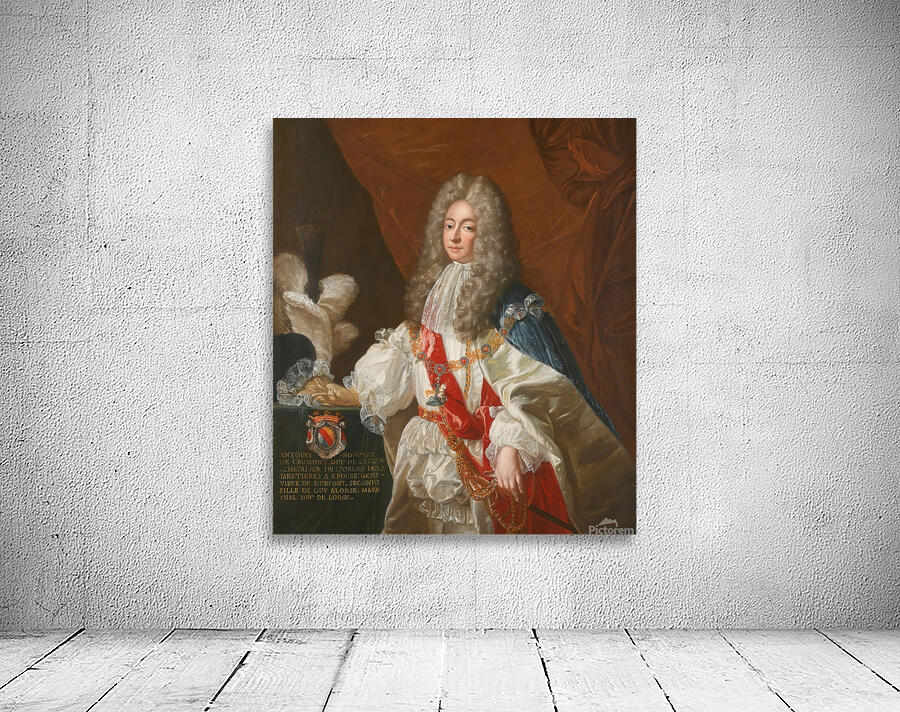 Portrait of antoine nompar de caumont. Duke of lauzun by Circle of Alexis–Simon Belle [1674–1734] Wall Preview