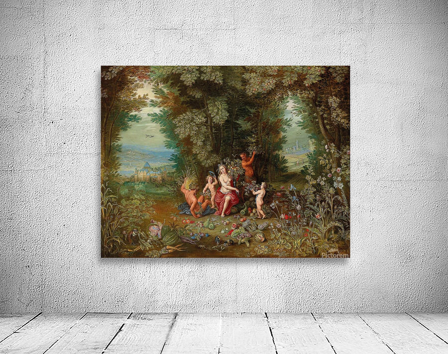 An Allegory of Earth by Jan van Kessel the Younger [1654–1708] Wall Preview