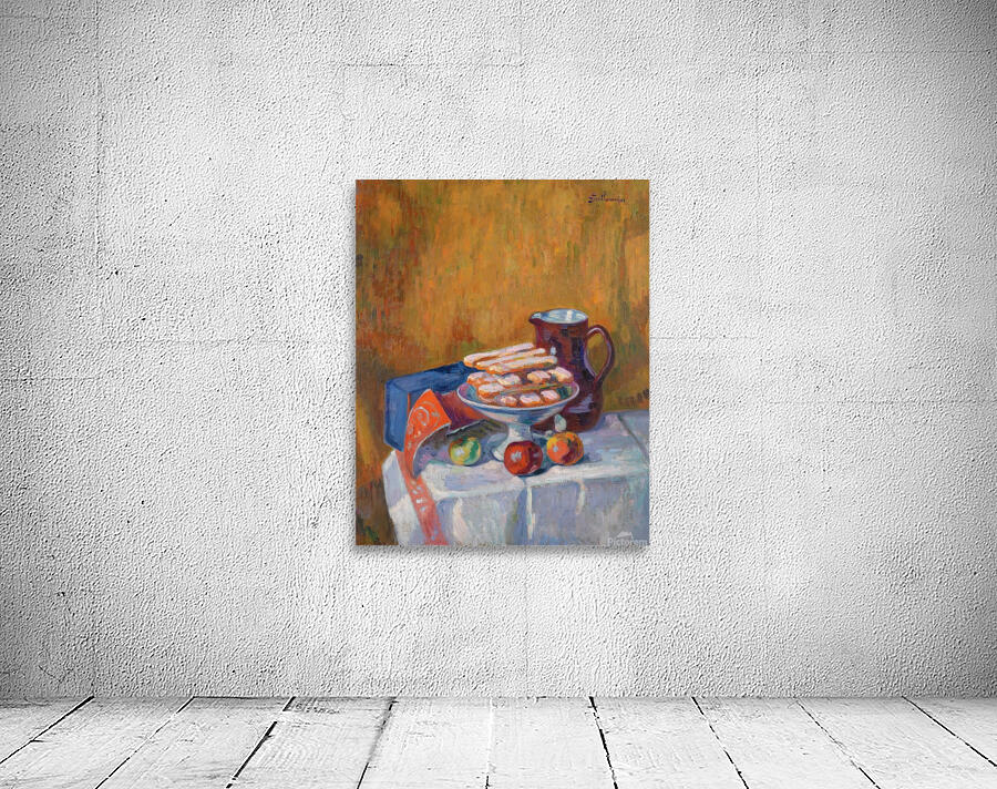 Nature Morte Aux Biscuits [circa 1910] by Armand Guillaumin [1841–1927] Wall Preview