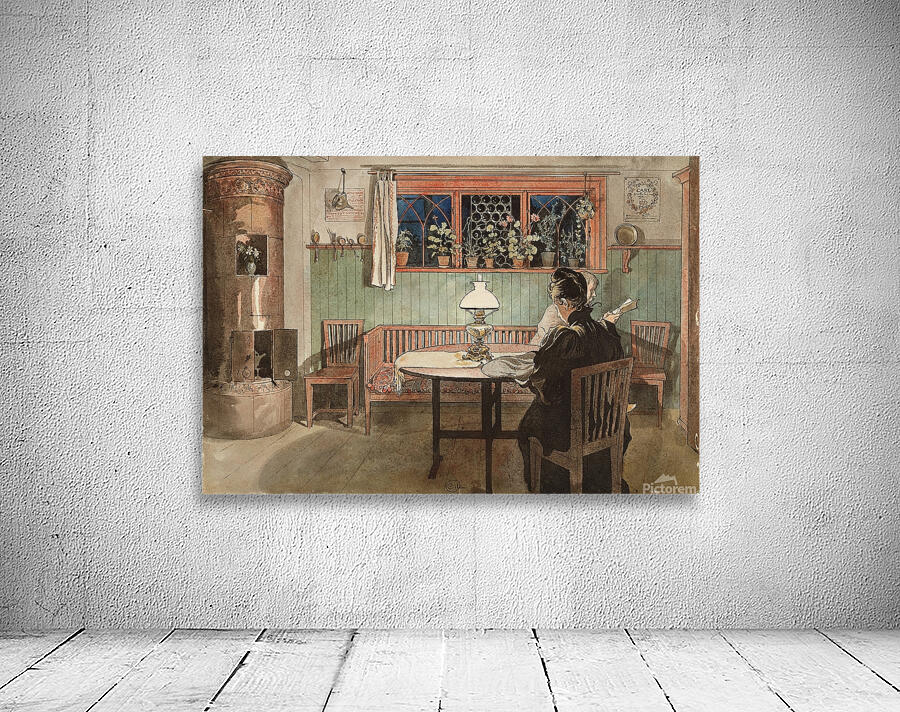 When the Children have Gone to Bed by Carl Larsson [1853–1919] Wall Preview