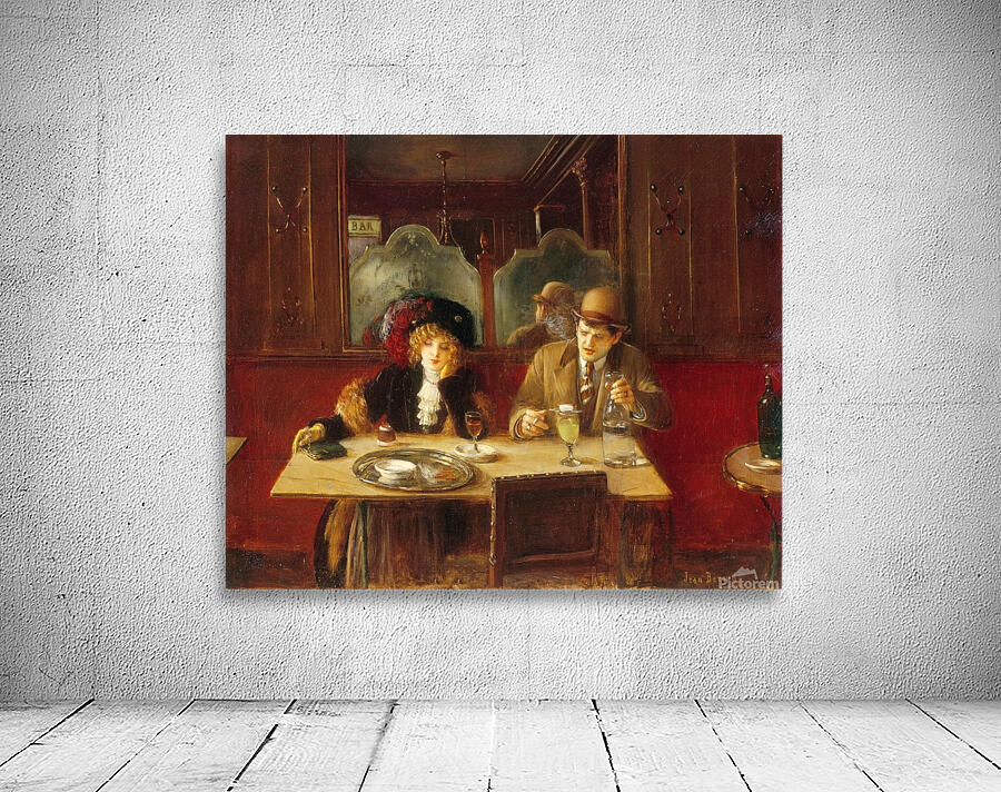 Au café. Dit l’Absinthe [1909] by Jean Béraud [1849–1935] Wall Preview