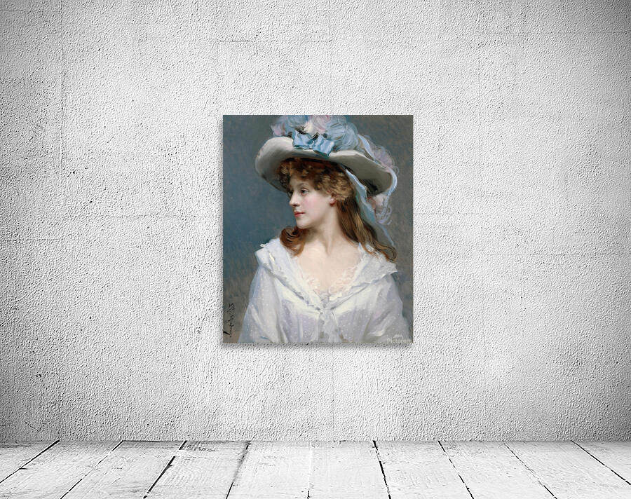 Woman In White [c. 1880] by Raimundo de Madrazo y Garreta [1841–1920] Wall Preview