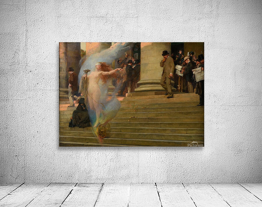 La Fortune passe [1895] by Albert Pierre–René Maignan [1845–1908] Wall Preview