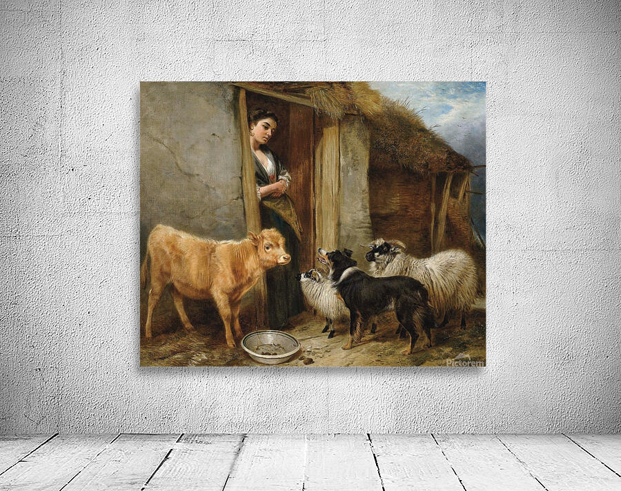 The shepherd’s home by Richard Ansdell [1815–1885] Wall Preview