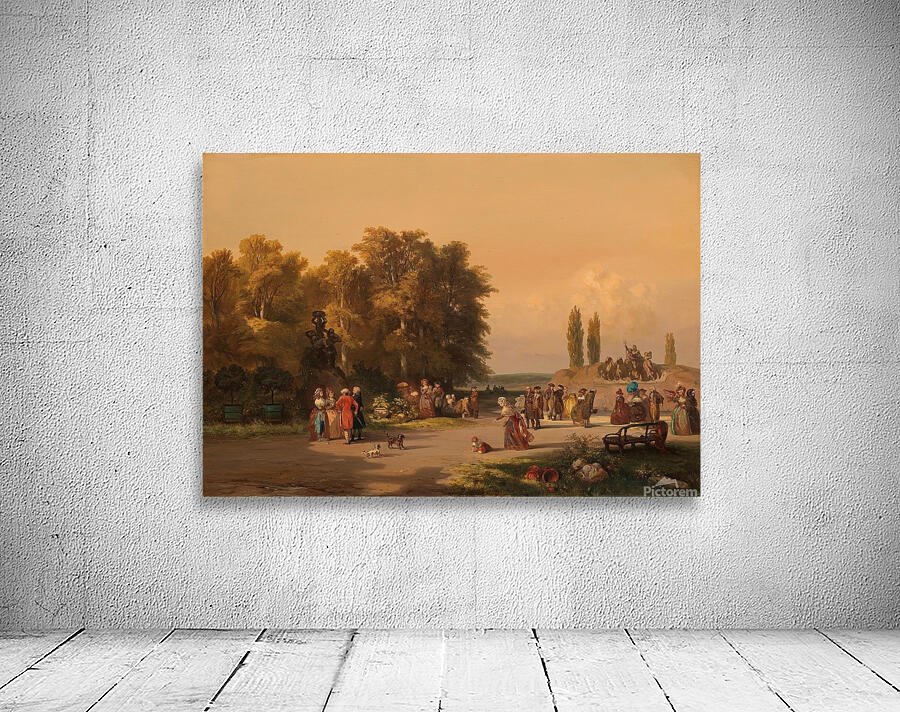 Park in the Vicinity of Paris [1848] by Charles Rochussen [1814–1894] Wall Preview