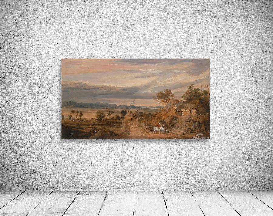 Landscape with Cottages [1802–1827] by James Ward [1769–1859] Wall Preview