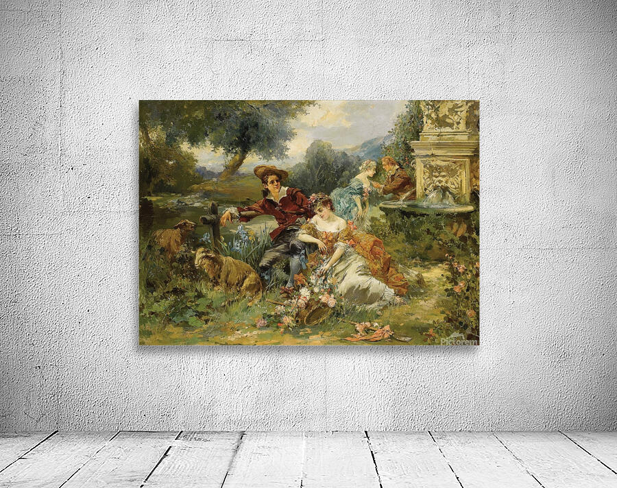 Fête Champêtre by Vicente García De Paredes [1845–1903] Wall Preview