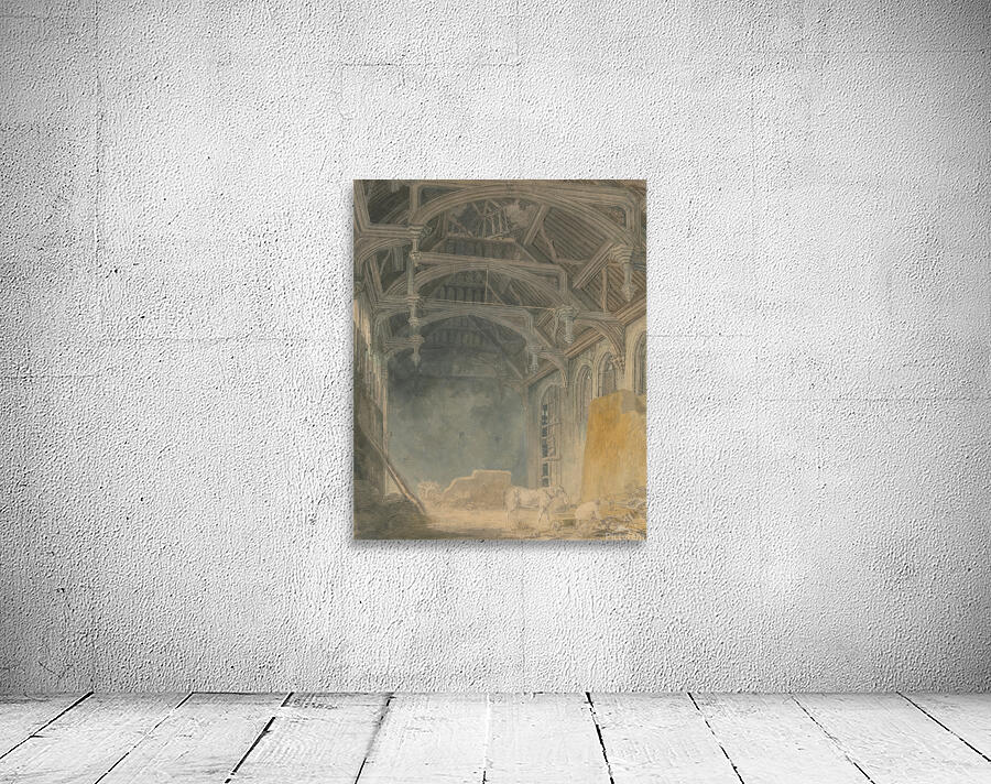 Interior of St. John’s Palace. Eltham [ca. 1793] by Joseph Mallord William Turner [1775–1851] Wall Preview