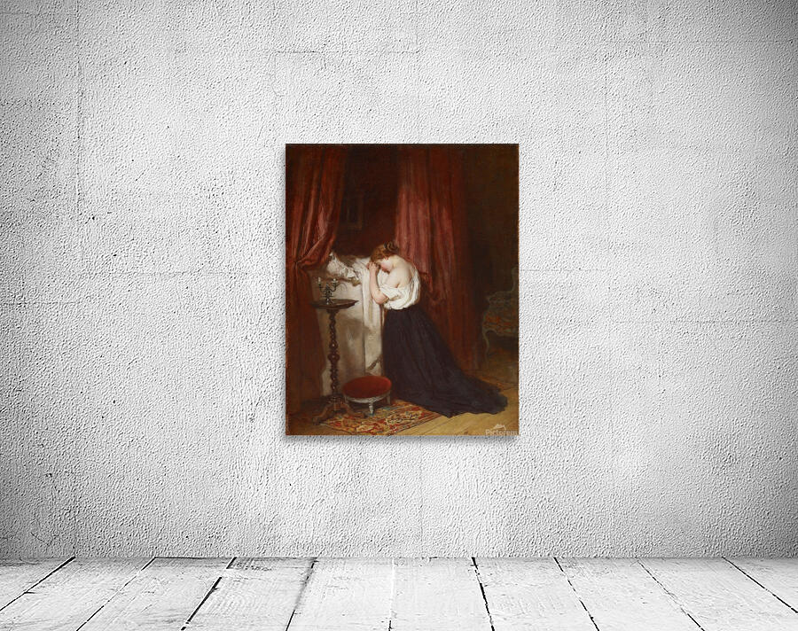 Evening Prayer [1863–1864] by Antoine–Émile Plassan [1817–1903] Wall Preview