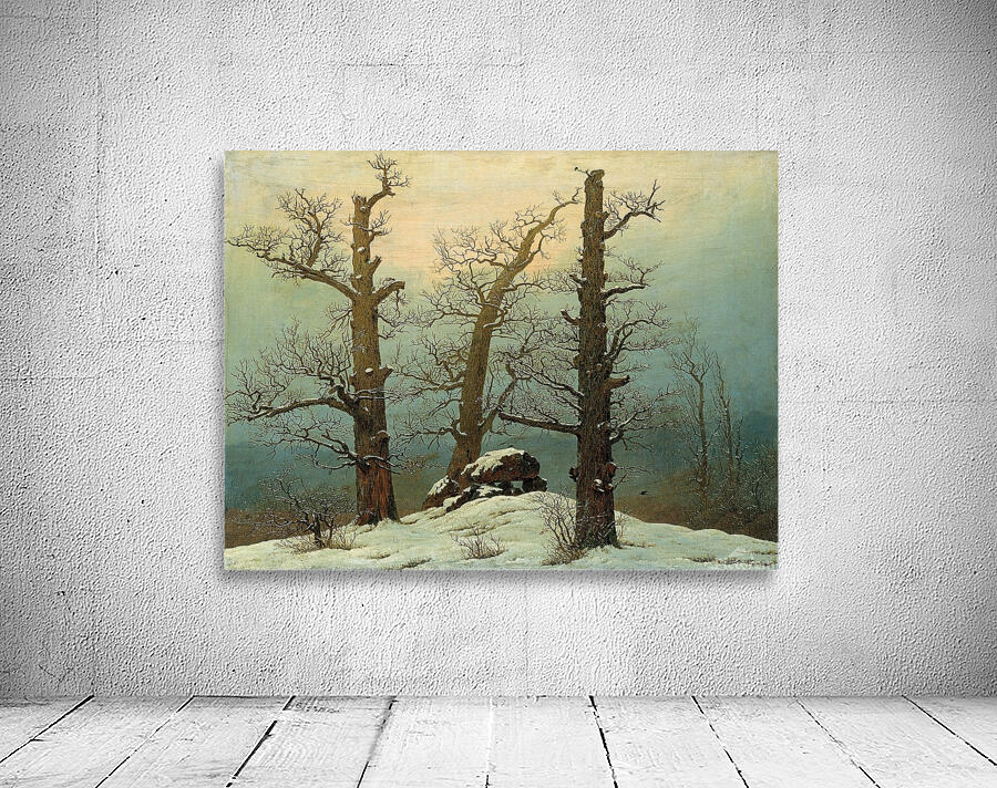 Cairn in Snow by Caspar David Friedrich [1774–1840] Wall Preview