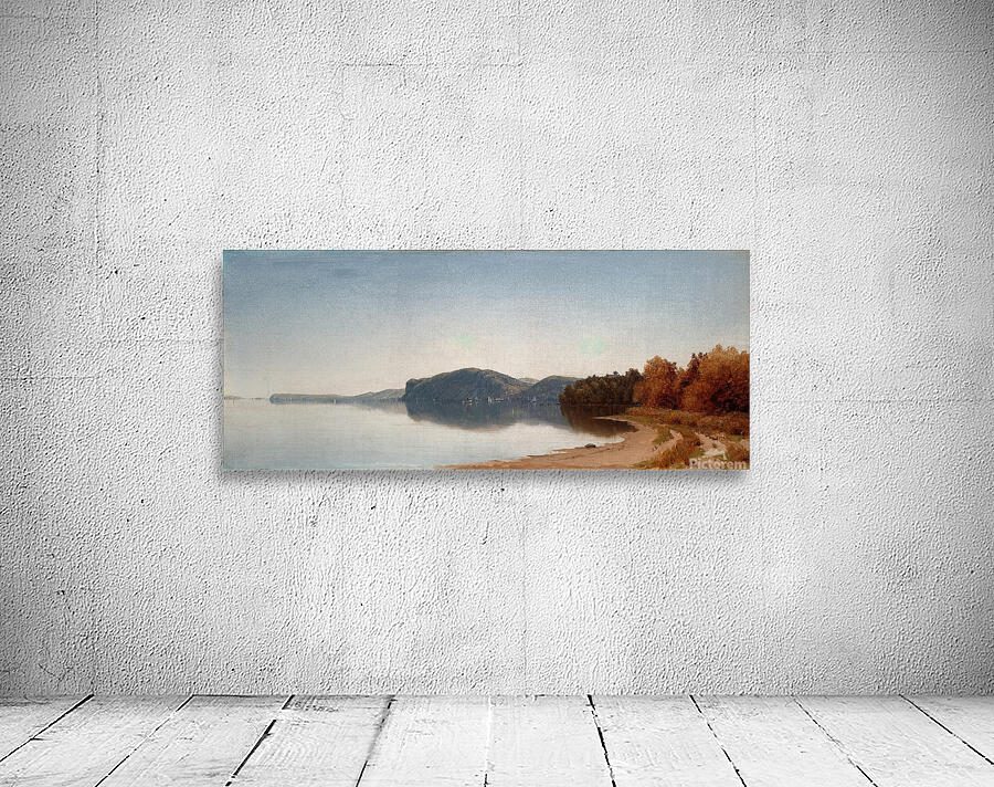 Hook Mountain. Near Nyack. On the Hudson [1866] by Sanford Robinson Gifford [1823–1880] Wall Preview