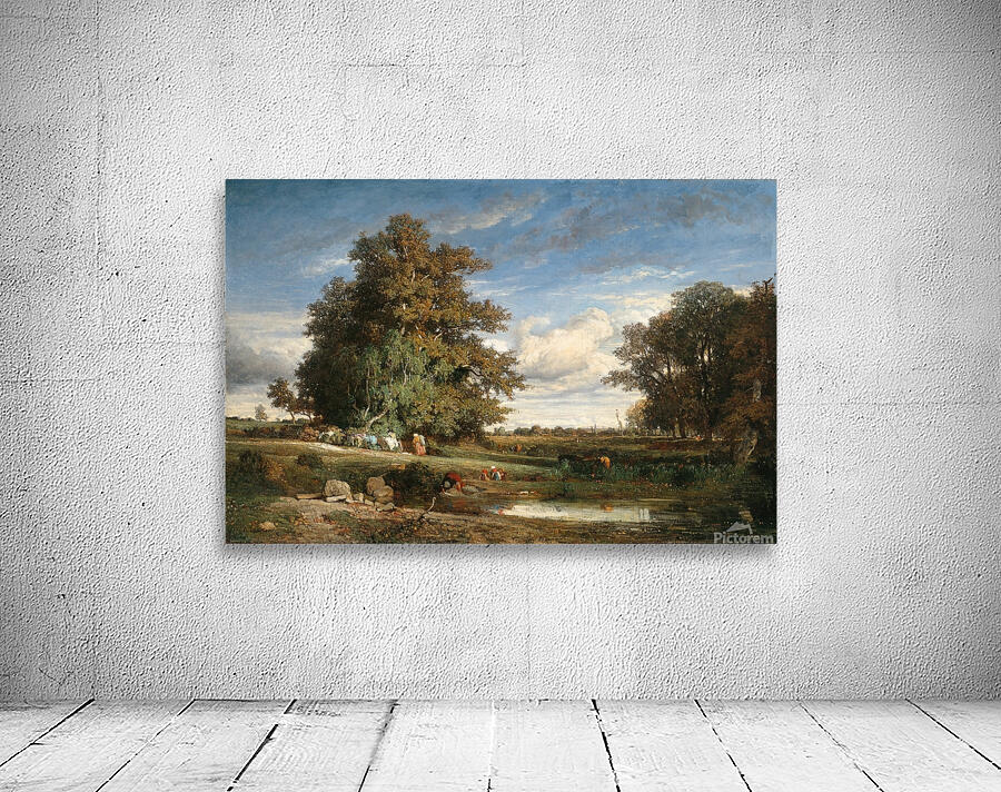 The Marsh [1840] by Constant Troyon [1810–1865] Wall Preview