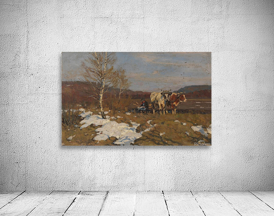 Die Vesperpause [1904] by Otto Strützel [1855–1930] Wall Preview