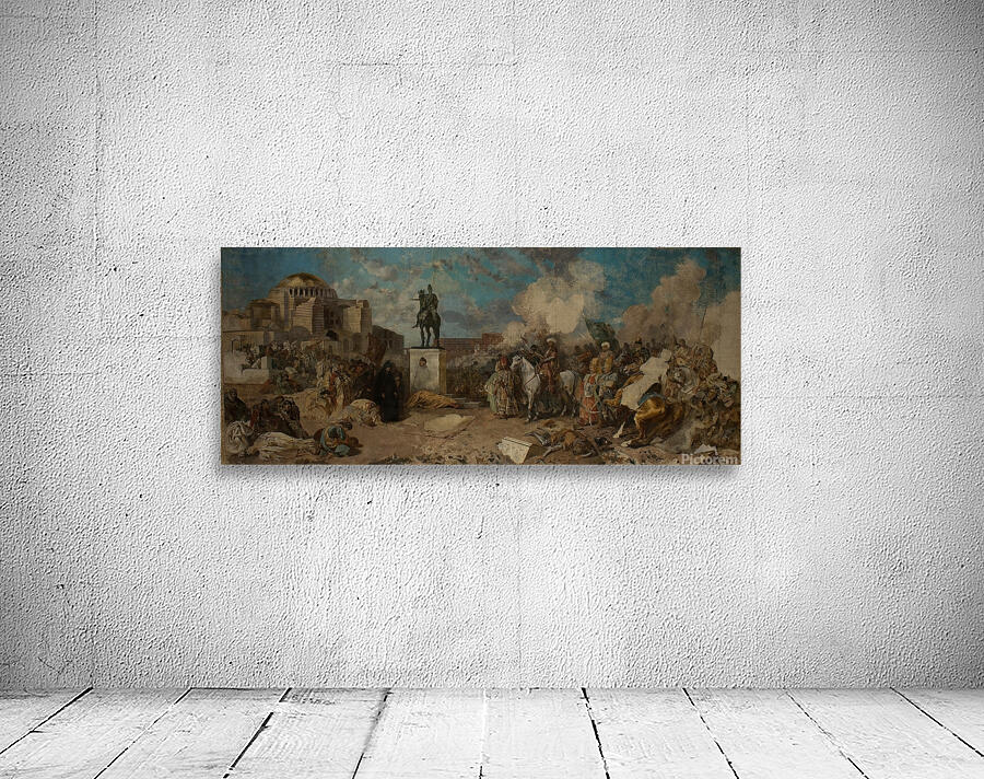 Entry of Sultan Mehmed II in Constantinople [1874–1884] by Stanisław von Chlebowski [1835–1884] Wall Preview