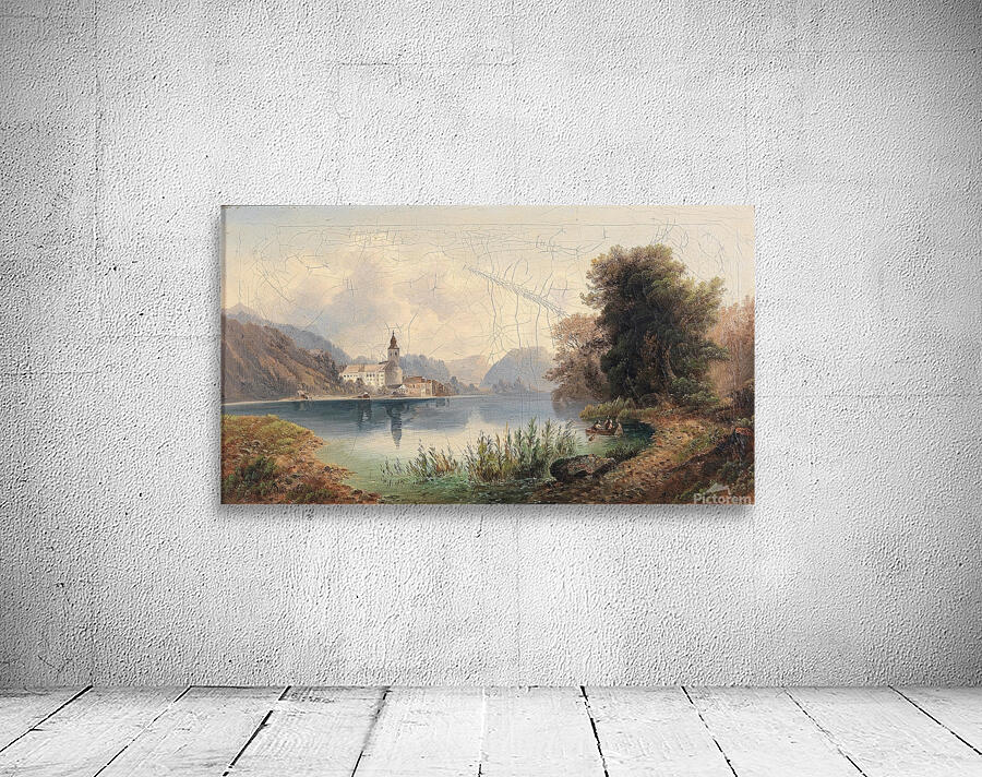 Blick auf Sankt Wolfgang by Emil Barbarini [1855–1933] Wall Preview