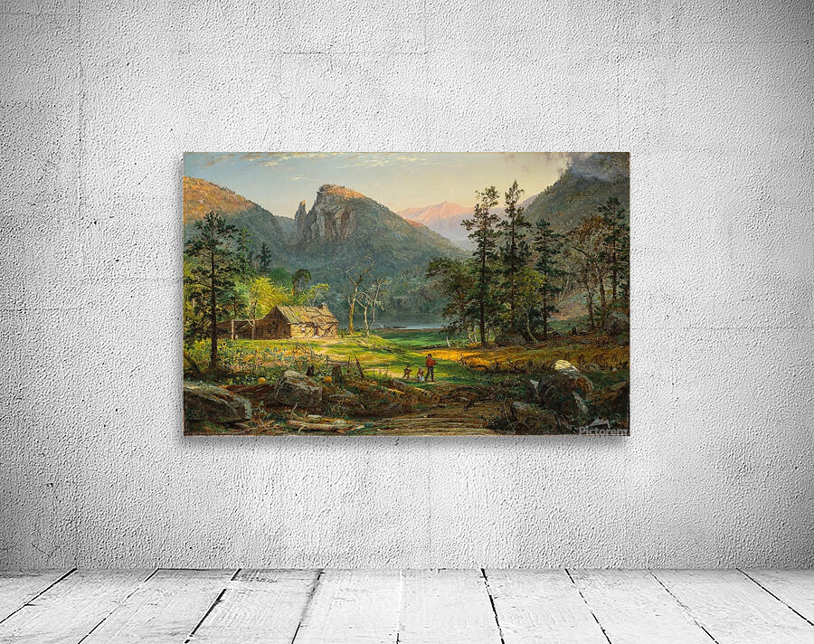 Pioneer’s Home. Eagle Cliff. White Mountains [1859] by Jasper Francis Cropsey [1823–1900] Wall Preview