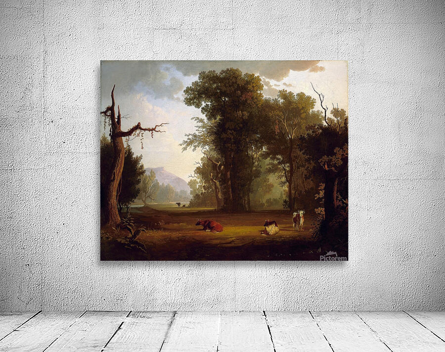 Landscape with Cattle [1846] by George Caleb Bingham [1811–1879] Wall Preview
