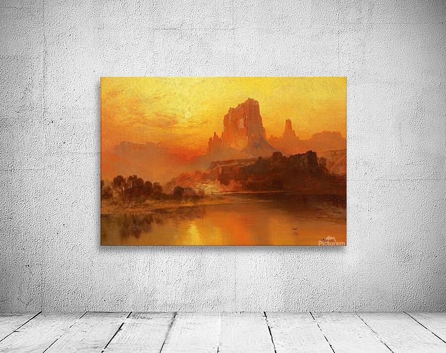 The Golden Hour [1875] by Thomas Moran [1837–1926] Wall Preview