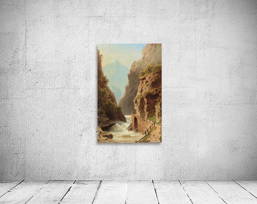 Path On A River Shore by Adolf Chwala [1836–1900] Wall Preview