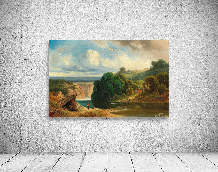 A River Valley by Anton Doll [1826–1887] Wall Preview