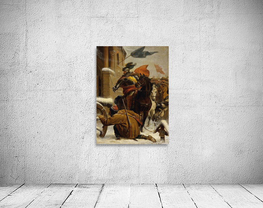 Johann de Werth’s Überfall bei Tuttlingen 1643 [1866] by Karl von Blaas [1815–1894] Wall Preview