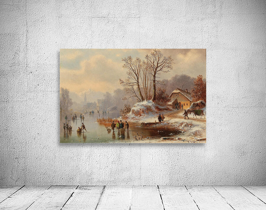 Scene near Uffing on the Staffelsee by Anton Doll [1826–1887] Wall Preview