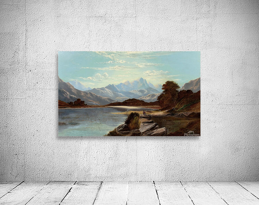 Devoke Water. Cumberland [1886] by Alfred de Bréanski [1852–1928] Wall Preview