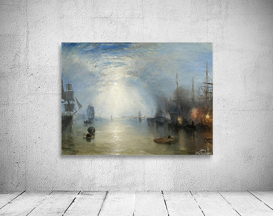 Keelmen Heaving in Coals by Moonlight [1835] by Joseph Mallord William Turner [1775–1851] Wall Preview