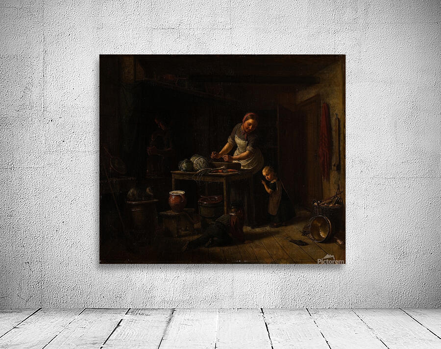 Kitchen Interior [1861] by David Monies [1812–1894] Wall Preview