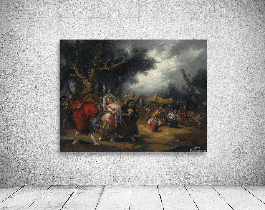 La Procesión [The Procession] by Eugenio Lucas Villamil [1858–1918] Wall Preview