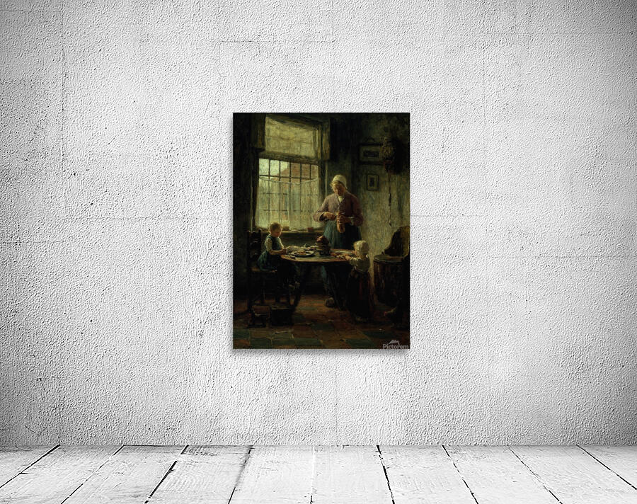 A Family Meal [1890s] by Evert Pieters [1856–1932] Wall Preview