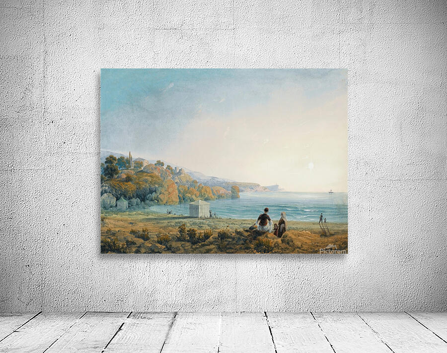 Seven Views Of Miskhor In The Crimea Vii [1841–1842] by Carlo Bossoli [1815–1884] Wall Preview