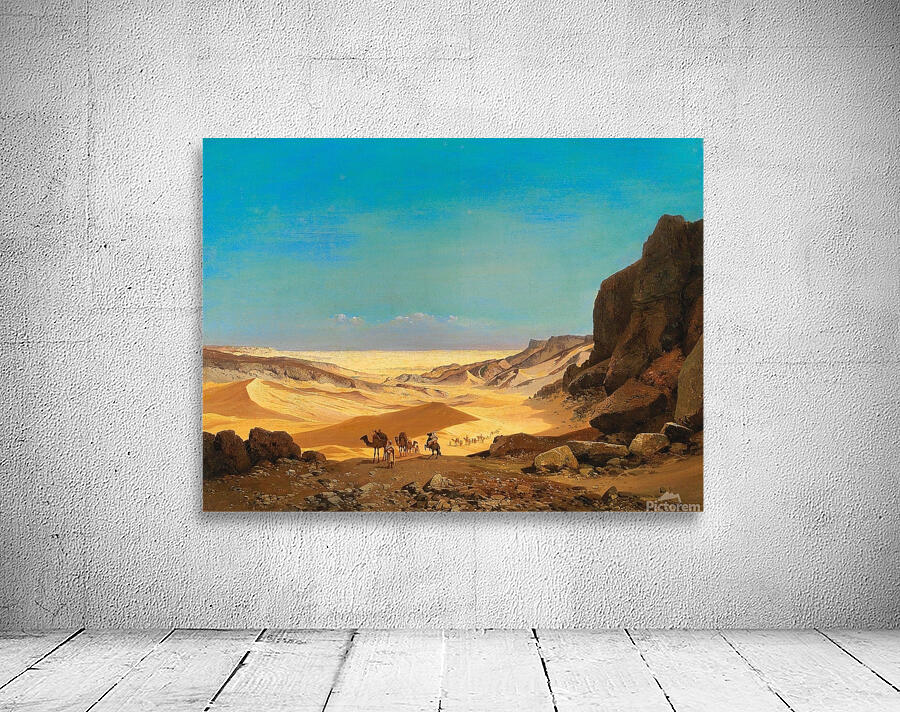 The Libyan Desert by Carl Hasch [1834–1897] Wall Preview