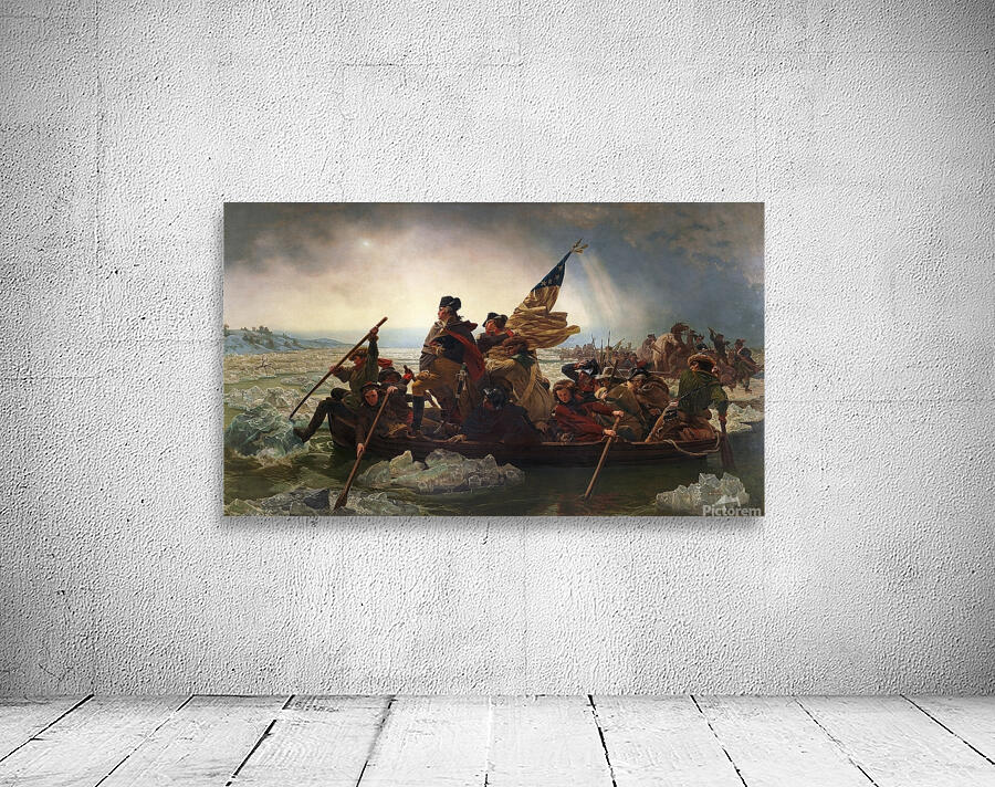 Washington Crossing the Delaware [1851] by Emanuel Gottlieb Leutze [1816–1868] Wall Preview