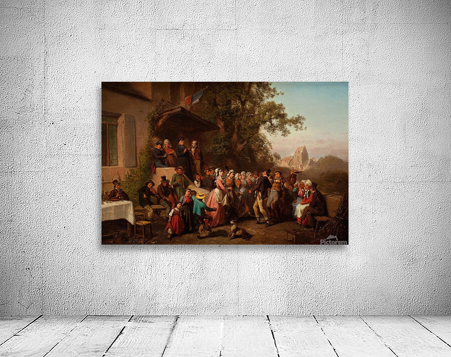 The Reception by Ferdinand Maröhn [1839–1865] Wall Preview