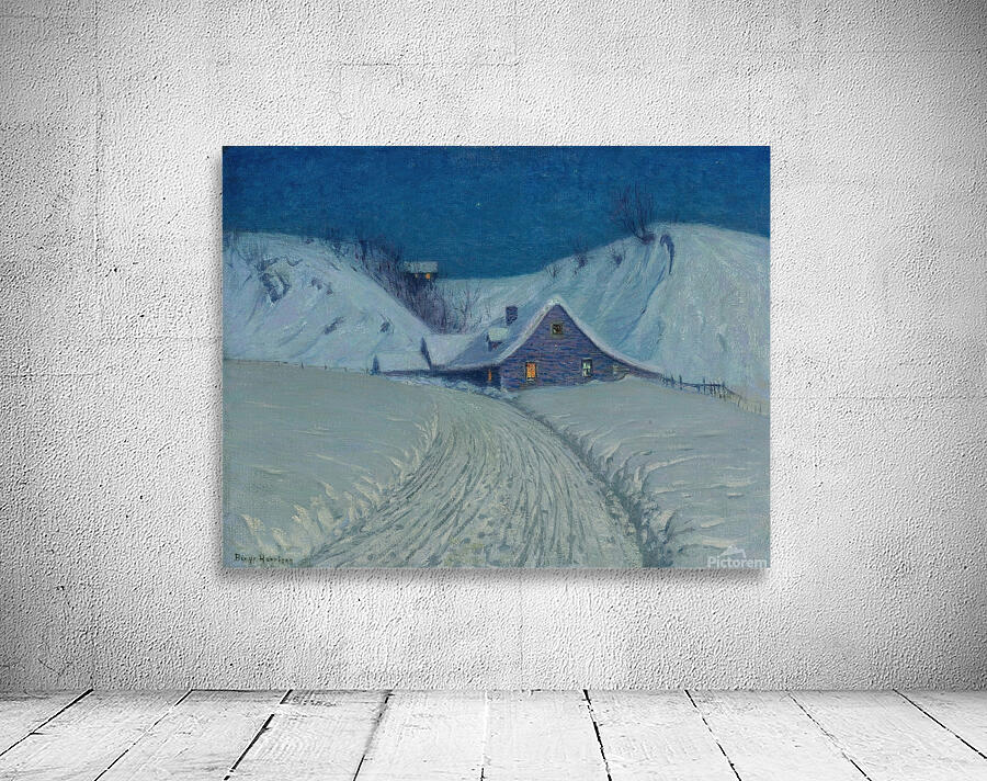 Winter’s Cabin at the Curve by Birge Harrison [1854–1929] Wall Preview