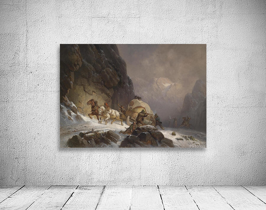 Der Überfall by Adolf Schmidt [1827–1880] Wall Preview