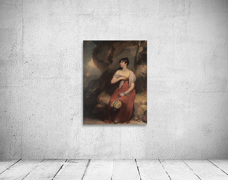 A Woman in a Landscape by Martin Archer Shee [1769–1850] Wall Preview